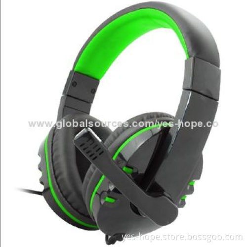 New Style Popular Computer Game Console Headphones with 20-20,000Hz Frequency Response Range